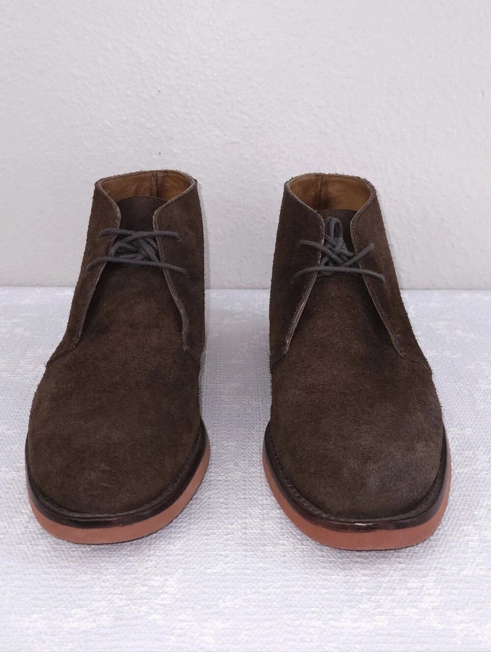 POLO Ralph Lauren Brown Suede Chukka Boots Men's US 10 D Vibram Sole